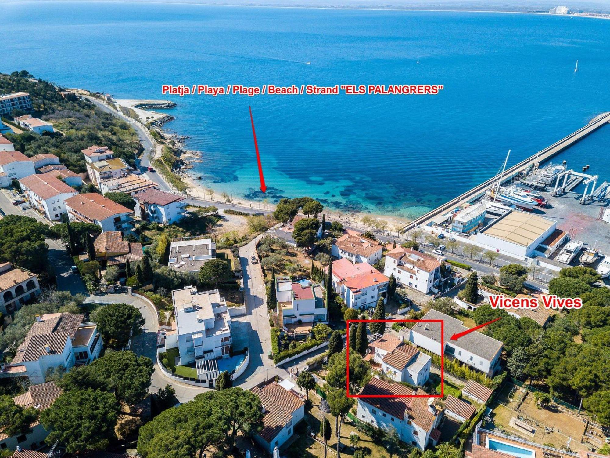 Luminoso Y Espacioso Con Gran Jardin Privado, A Solo 150m De La Playa - Es-228-136 Appartamento Roses